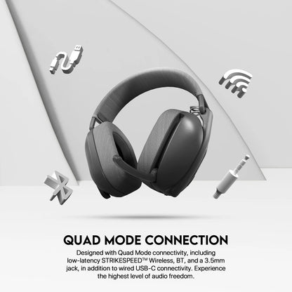 FANTECH WHG03P STUDIO PRO Gaming Headphones Wired& Wireless Bluetooth 7.1 Mic For PS5 XBOX
