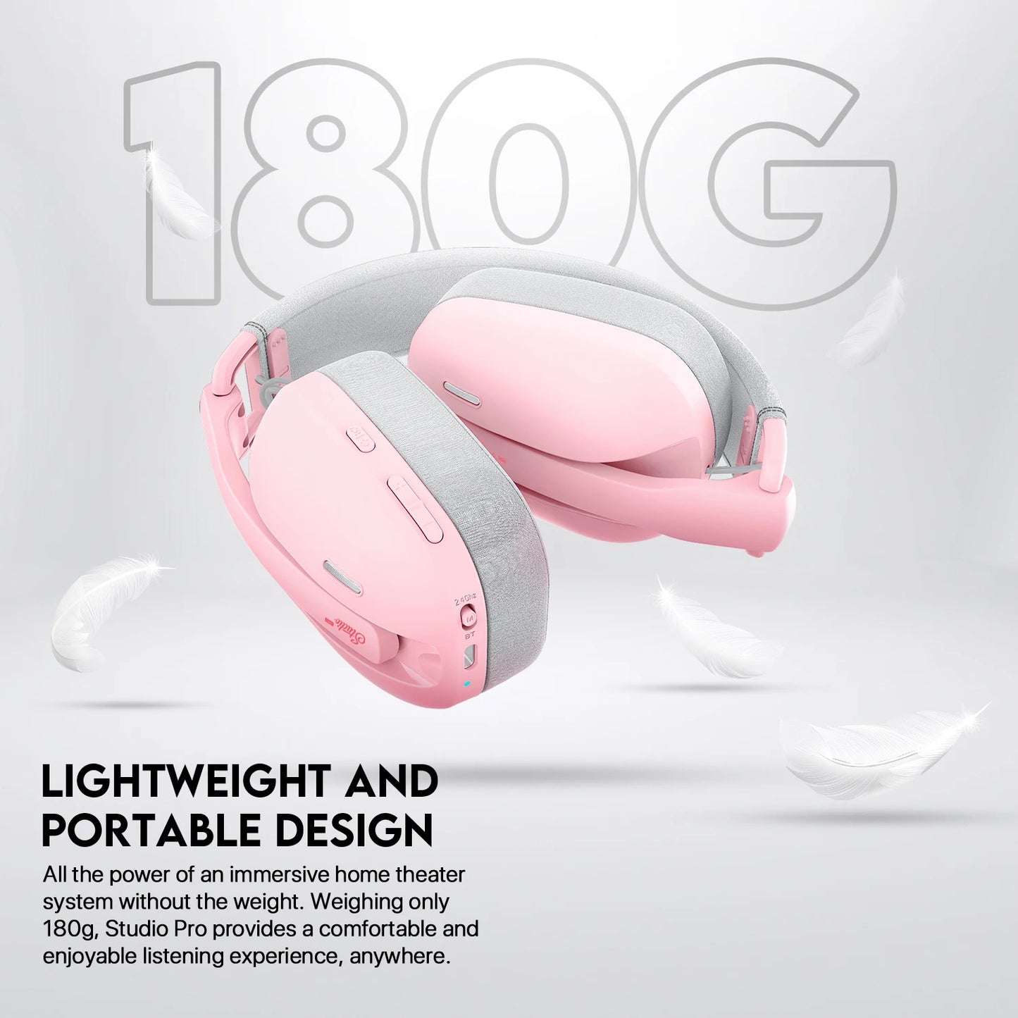 FANTECH WHG03P STUDIO PRO Gaming Headphones Wired& Wireless Bluetooth 7.1 Mic For PS5 XBOX