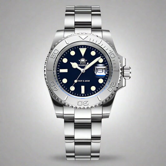 ADDIESDIVE Luxurious Watch Waterproof Stainless Steel Men Watches