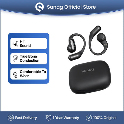Sanag G6S Open Ear Bluetooth Earphone Ear Hook OWS Wireless Headphone HiFi Sound Earbuds for Sport