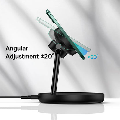 3 in 1 20W Magnetic Wireless Charger Stand For iPhone 16 15 14 Pro Airpods Apple Watch