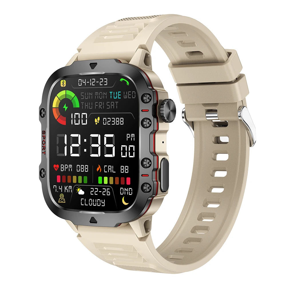 Original Men Smart Watch Bluetooth Call Fitness Clock 3ATM IP68