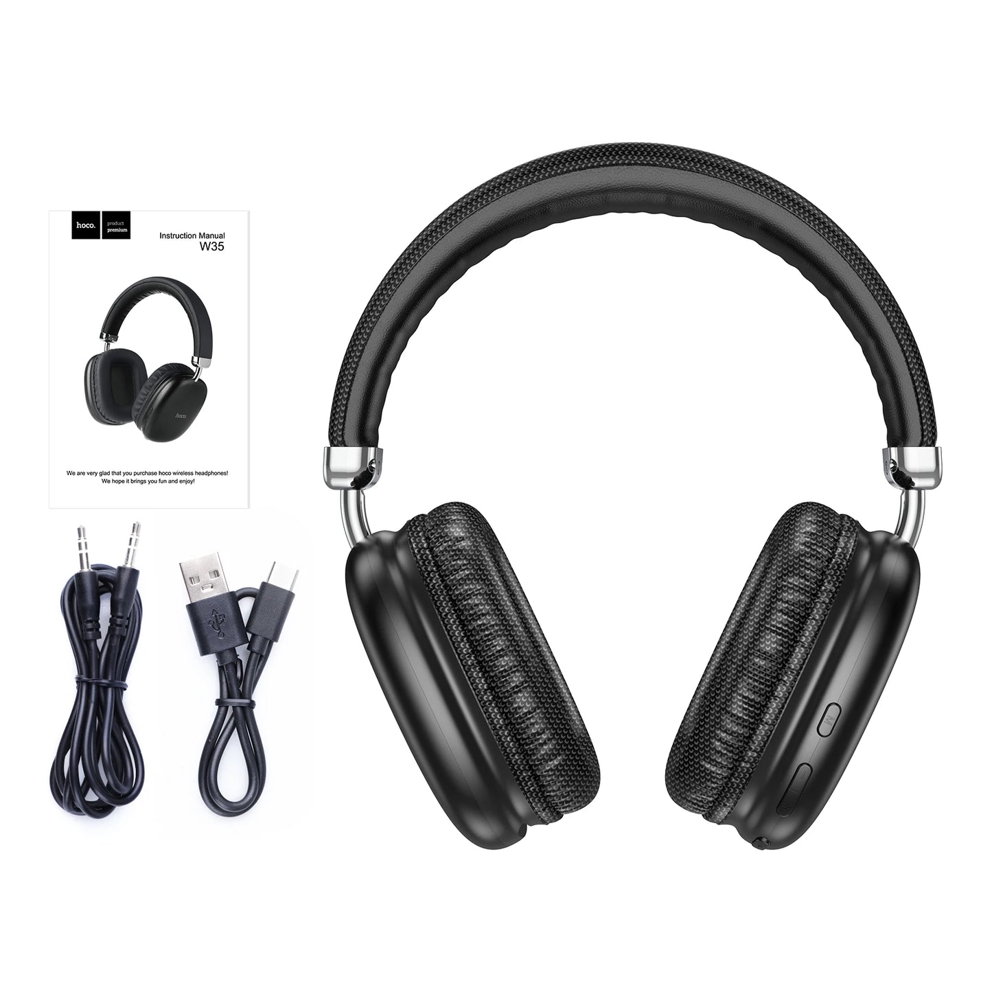 HOCO W35 HiFi Audio Wireless Bluetooth Game Sport Handsfree Earbud with MIC Support TF Card AUX