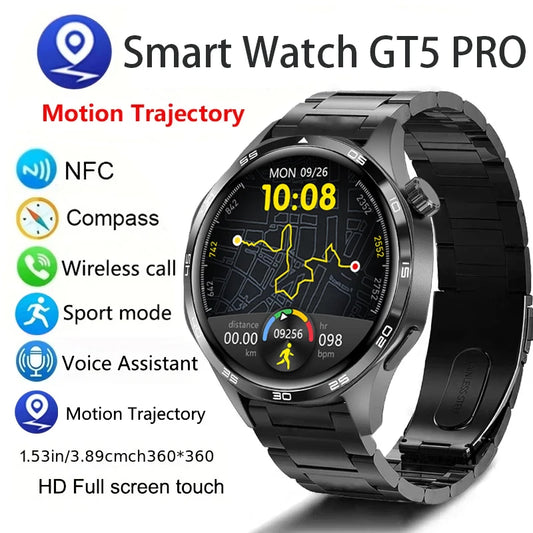 GT5 PRO Smart Watch Men Watch 5 Pro AMOLED