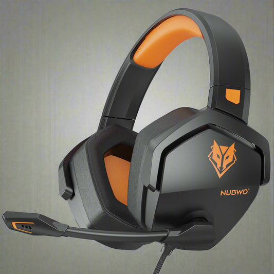 NUBWO N16 Gaming Headset - Noise Canceling Mic and Comfortable Design GamIng Headphones for PS5, PS4, Xbox One
