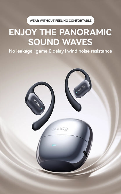 Sanag G30S Earphone Bluetooth 5.3 Wireless Bluetooth Headset OWS Air Conduction Earphones