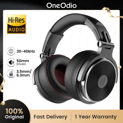 Oneodio Pro-50 Wired Headphones with Hi-Res 50mm Drivers Music Headphone with Comfort Ear Pad