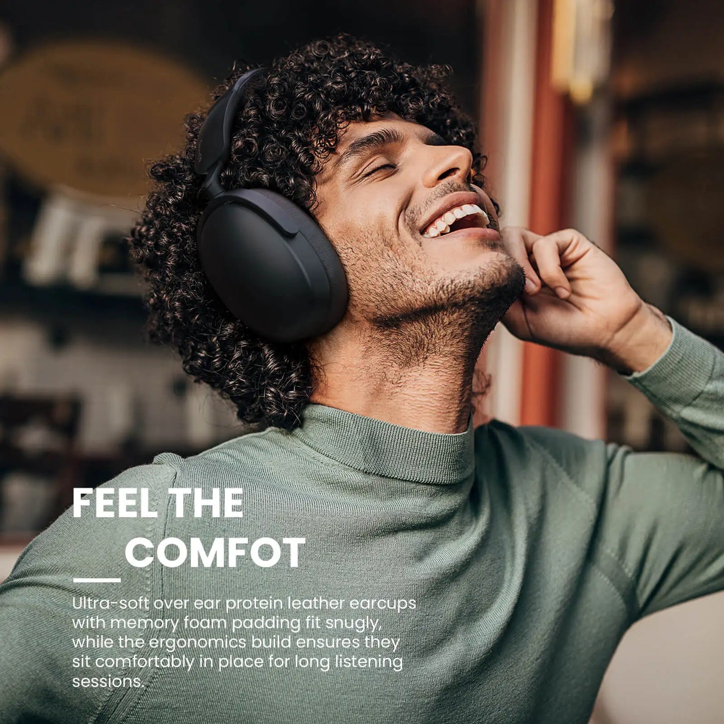 Super EQ A200 Wireless Bluetooth 5.4 Headphones Hybrid Active Noise Canceling