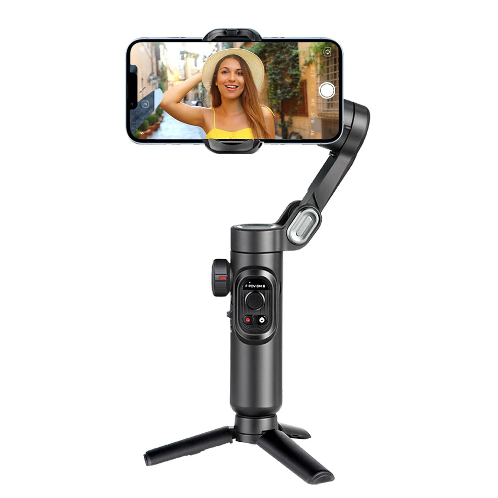 AOCHUAN 3-Axis Handheld Gimbal Stabilizer for Smartphone Face Tracking Tiktok Vlog Smart XE