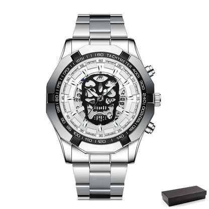 Mens Watch Quartz Top Luxury Stainless Steel Wristwatch