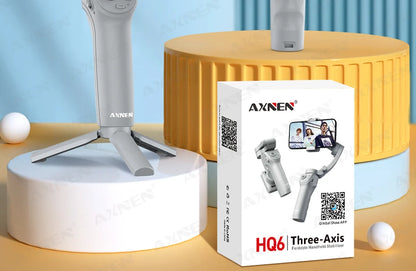 3 Axis Handheld Gimbal Stabilizer for Smartphone with Fill Light for iPhone Android