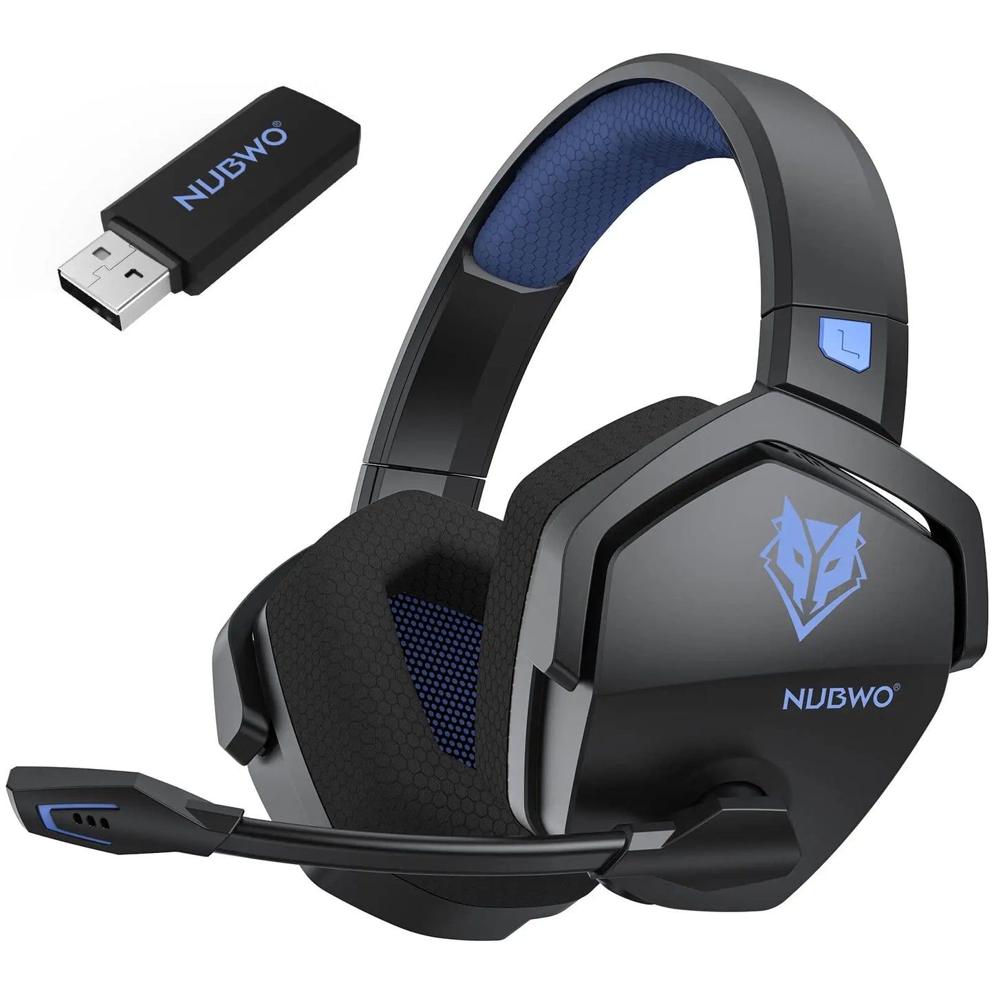 NUBWO G06 Gaming Headset for PS5, PS4, XBOX Noise Cancelling Bluetooth Headphones With Mic