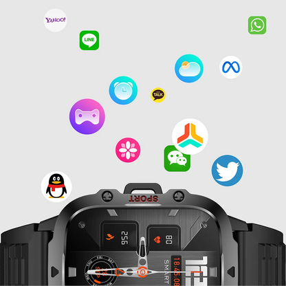 Original Men Smart Watch Bluetooth Call Fitness Clock 3ATM IP68