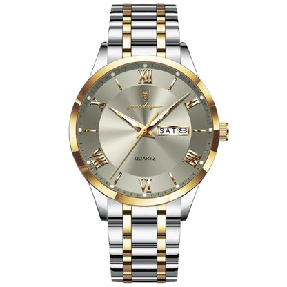 POEDAGAR Luxury Fashion Men Clock Waterproof