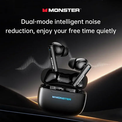 Monster XKT26 Bluetooth 5.4 Earphones Headset Noise Reduction