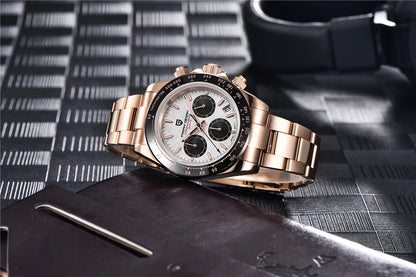 V2 PAGANI DESIGN Men's Quartz Watches Sapphire Stainless Steel Waterproof Watch Men