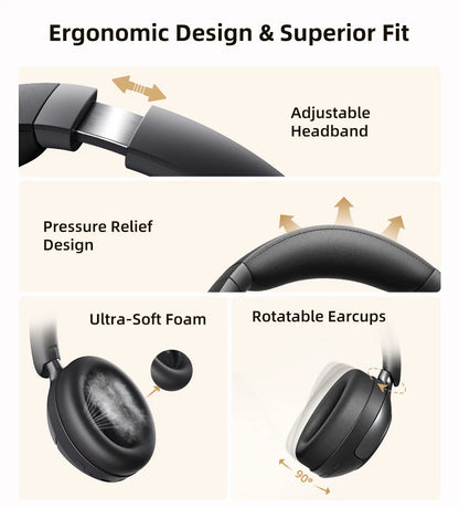 QCY H3 Pro ANC Wireless Headphone 50dB Noise Canceling