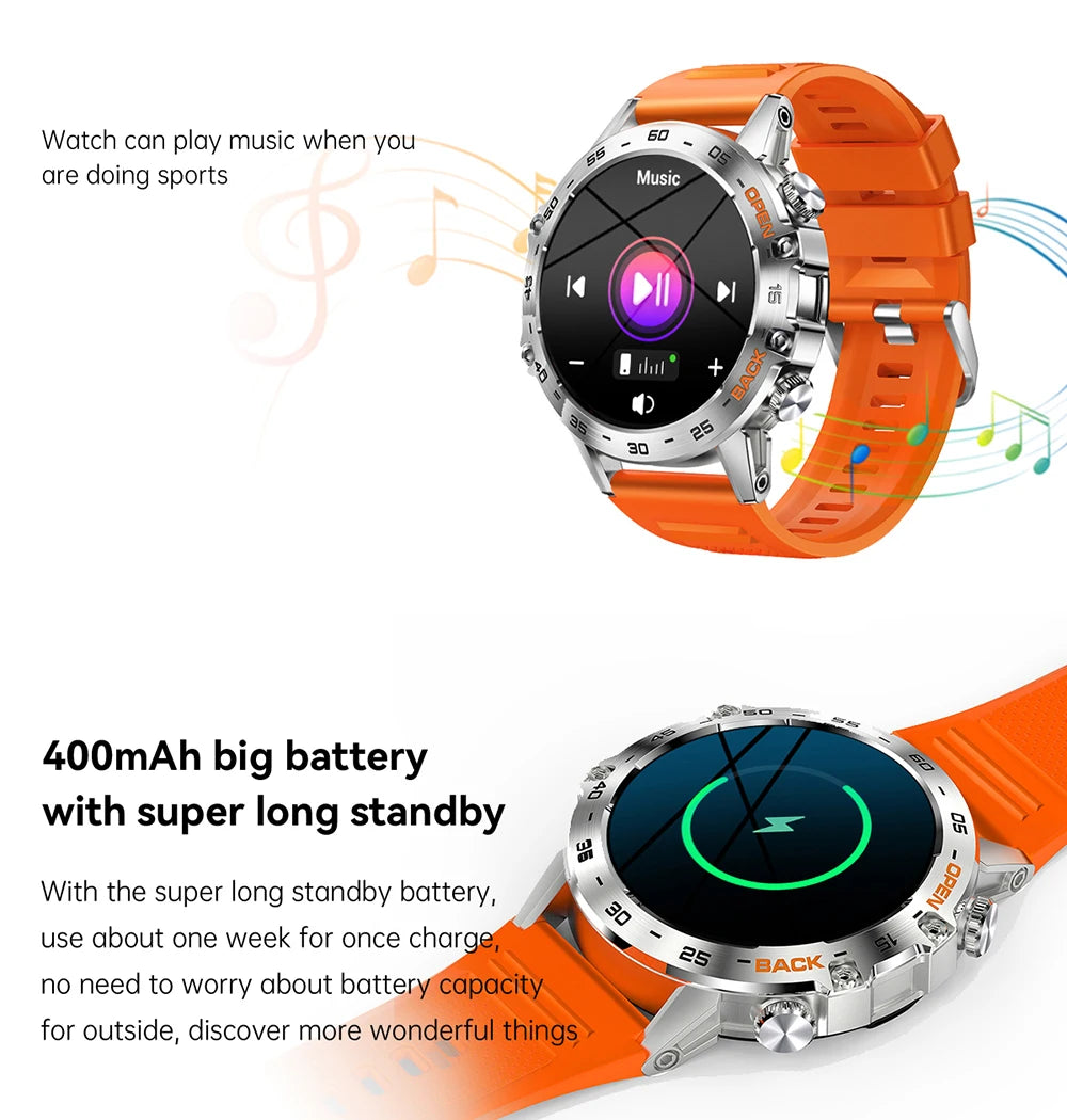 MEVADEN Bluetooth Call Smart Watch Men