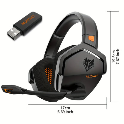 NUBWO G06 Gaming Headset for PS5, PS4, XBOX Noise Cancelling Bluetooth Headphones With Mic