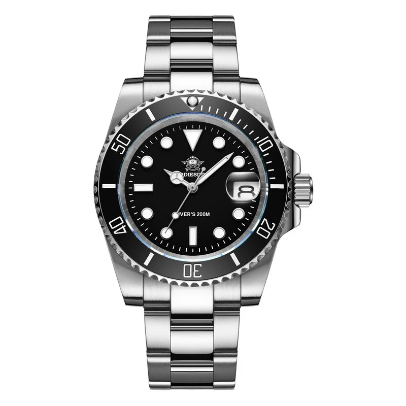 Addiesdive Stainless Steel Watch Men's European and American Business Watch