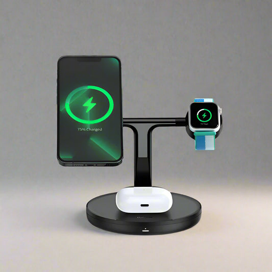 3 in 1 20W Magnetic Wireless Charger Stand For iPhone 16 15 14 Pro Airpods Apple Watch
