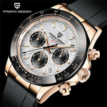 V2 PAGANI DESIGN Men's Quartz Watches Sapphire Stainless Steel Waterproof Watch Men