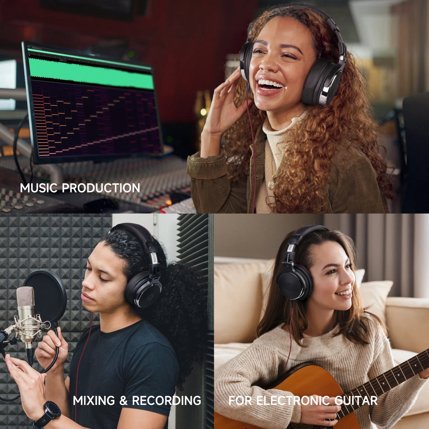 Oneodio Pro-50 Wired Headphones with Hi-Res 50mm Drivers Music Headphone with Comfort Ear Pad