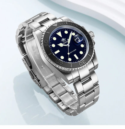 ADDIESDIVE Luxurious Watch Waterproof Stainless Steel Men Watches